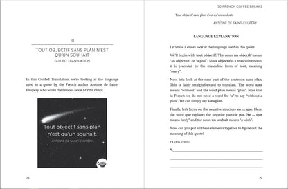 50 French Coffee Breaks: Short Activities to Improve Your French One Cup at a Ti