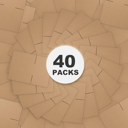 40 Packs 7X5X5 Shipping Boxes Corrugated Cardboard Boxes Mailers Shipping Box fo