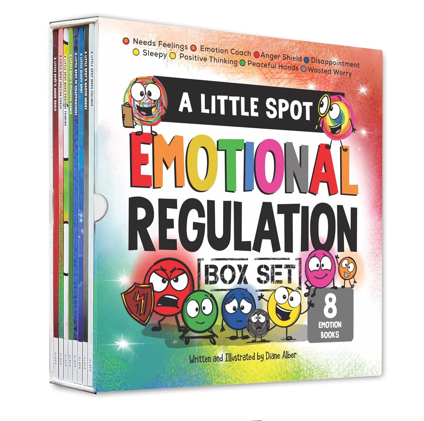 A Little SPOT Emotional Regulation Box Set (Books 49-56: Peaceful Hands, Anger S
