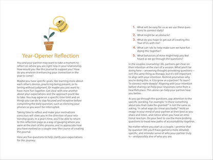 A Year of Us: a Couple'S Journal: One Question a Day to Spark Fun and Meaningful