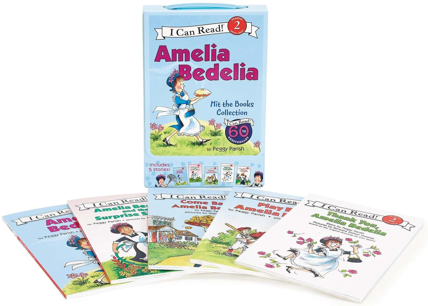Amelia Bedelia 5-Book I Can Read Box Set #1: Amelia Bedelia Hit the Books (I Can