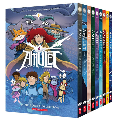 Amulet 1-9 Box Set (The Stonekeeper;The Stonekeeper'S Curse; the Cloud Searchers