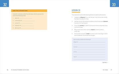 The Vocabulary Workbook for 6Th Grade: Weekly Activities to Boost Your Word Powe