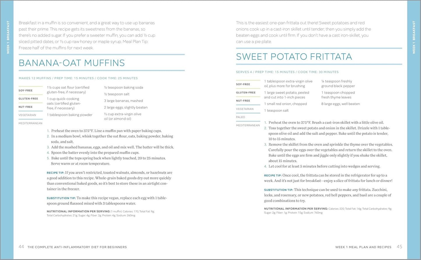 The Complete Anti-Inflammatory Diet for Beginners: a No-Stress Meal Plan with Ea