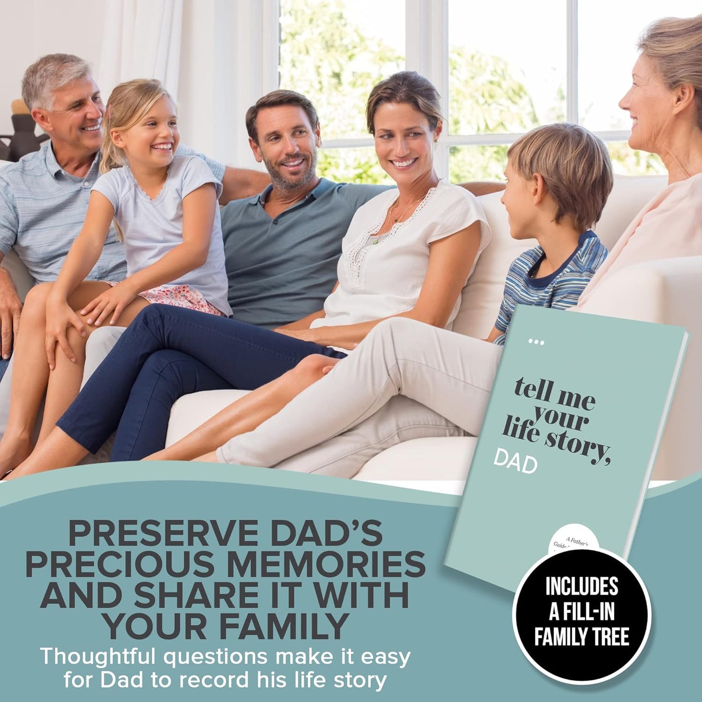 Tell Me Your Life Story, Dad: a Father’S Guided Journal and Memory Keepsake Book