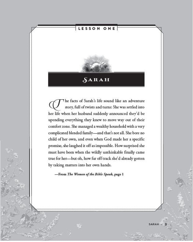 The Women of the Bible Speak Workbook: the Wisdom of 16 Women and Their Lessons