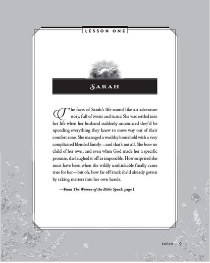 The Women of the Bible Speak Workbook: the Wisdom of 16 Women and Their Lessons