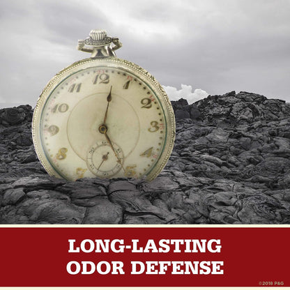 Antiperspirant & Deodorant for Men, Invisible Solid, Volcano with Charcoal Scent