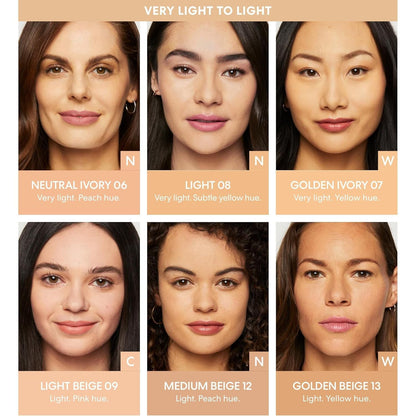 Original Loose Powder Foundation SPF 15, Clean Mineral Powder Face Makeup, Sheer