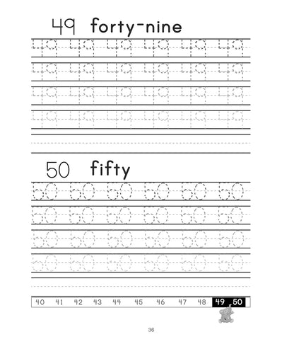 Number Tracing Book for Preschoolers: Preschool Numbers Tracing Math Practice Wo