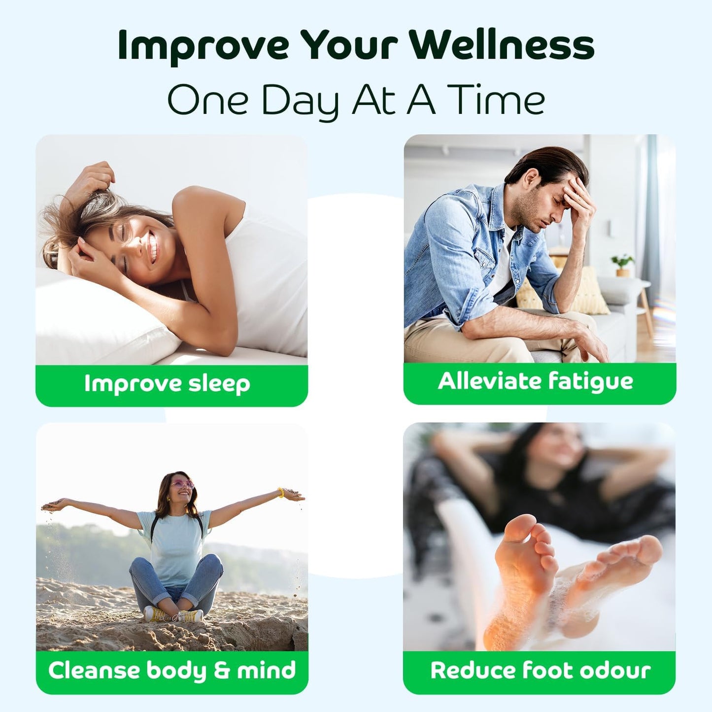 Original Deep Cleansing Foot Pads | Rana Pads | Premium Natural Bamboo Foot Pads