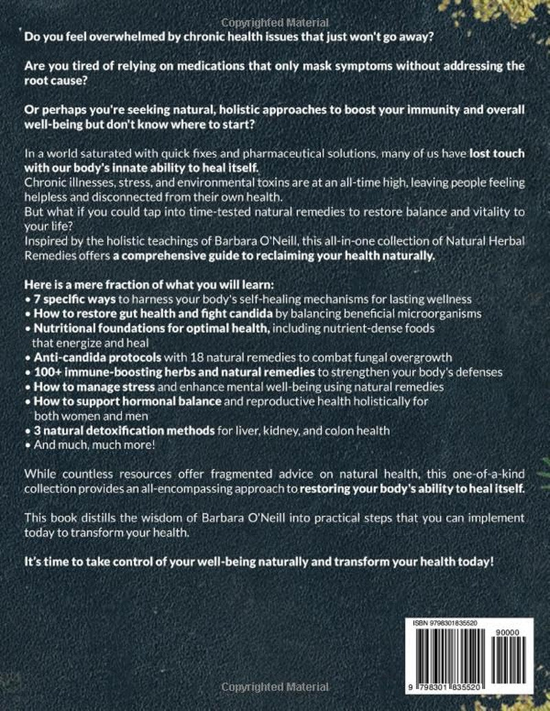 The Complete Self Healing Collection of Natural Herbal Remedies Inspired by Barb