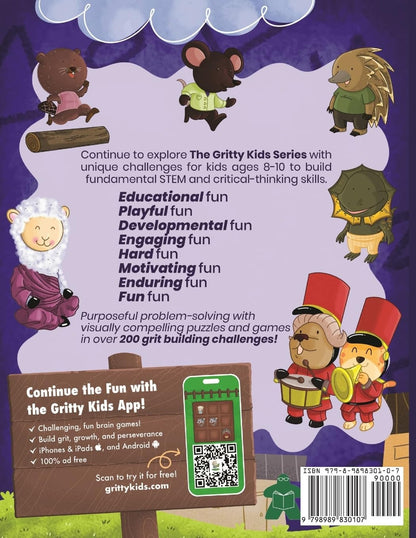 An Intermediate Logic Workbook for Gritty Kids: Spatial Reasoning, Math Puzzles,