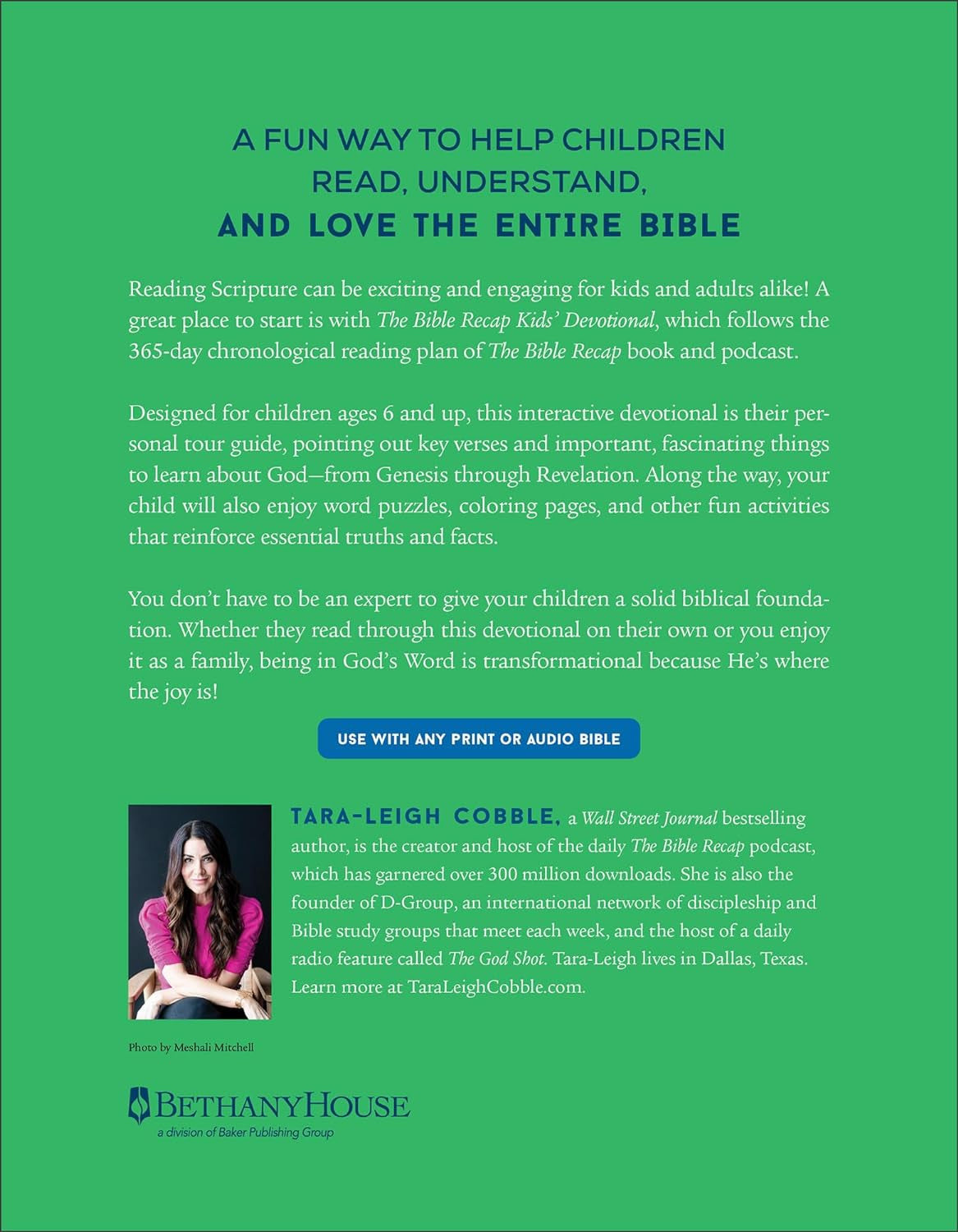 The Bible Recap Kids' Devotional: 365 Reflections and Activities for Children an