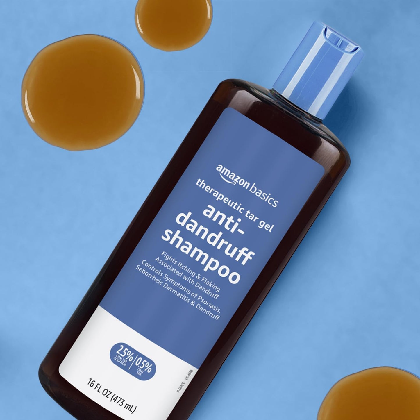 Therapeutic plus Coal Tar Anti-Dandruff Shampoo 0.5% Coal Tar, 16 Fl Oz, Pack of