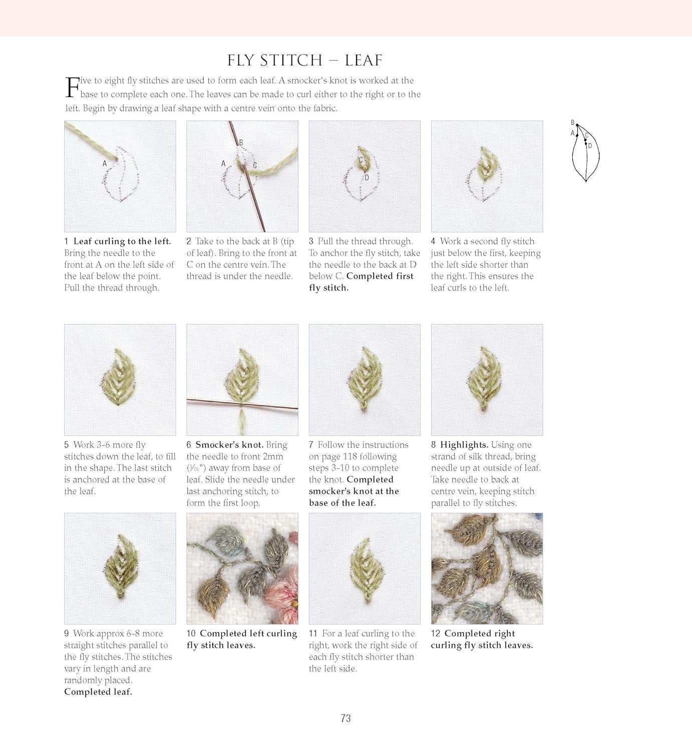 A-Z of Embroidery Stitches: a Complete Manual for the Beginner through to the Ad