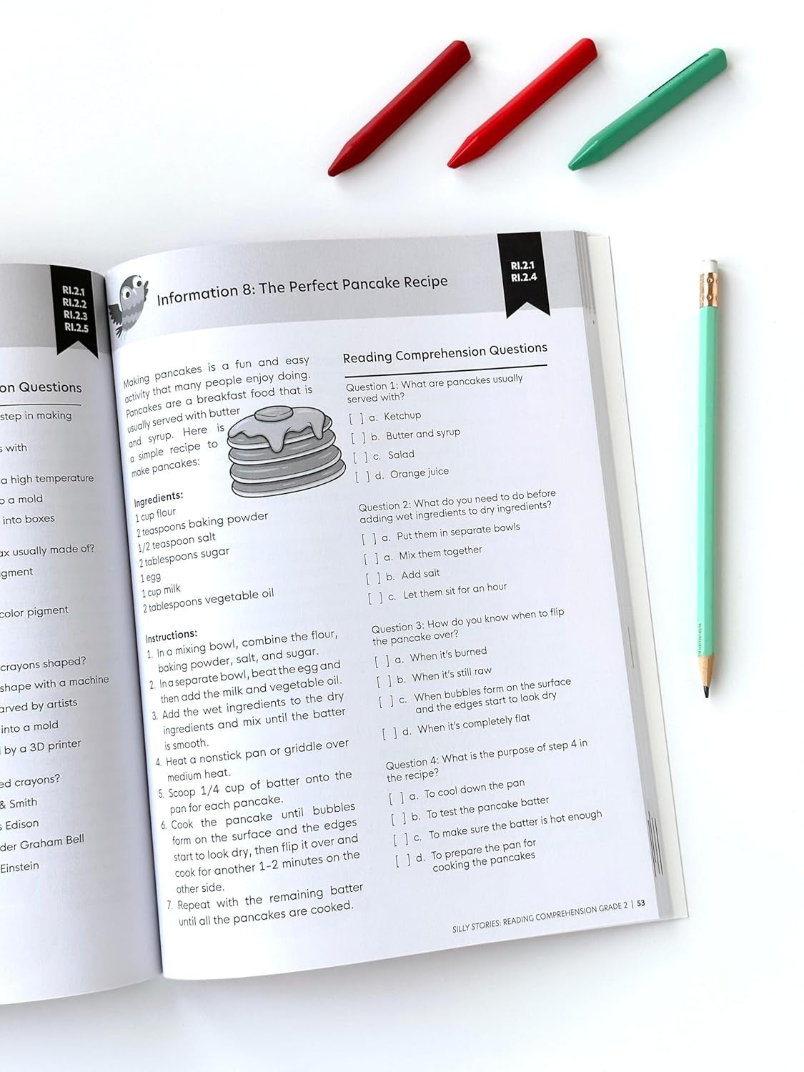 The 2Nd Grade Reading Comprehension Workbook for Kids: Silly and Engaging Storie