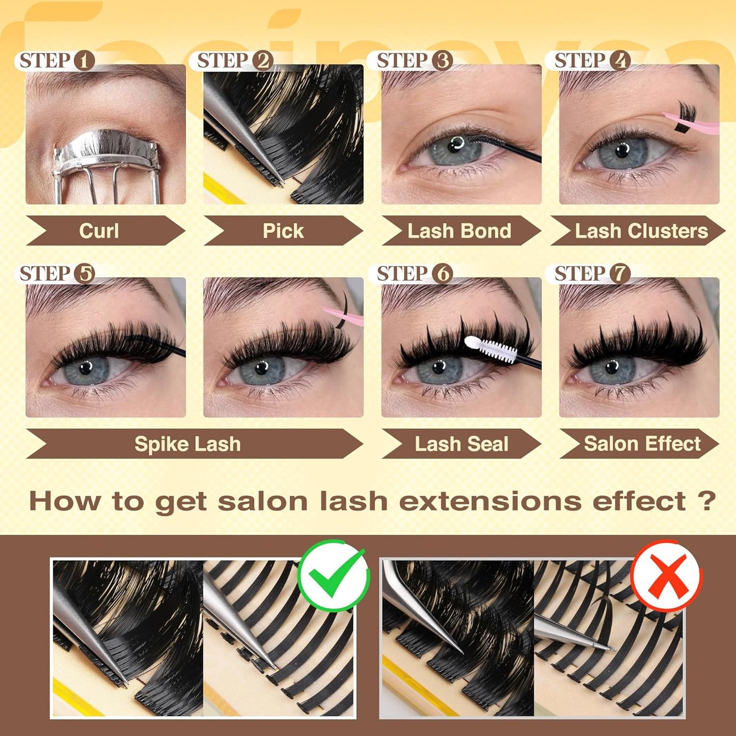200D Lash Extensions with Bottom Lash Volume Eyelash Extensions 12-18Mm DIY Eyel