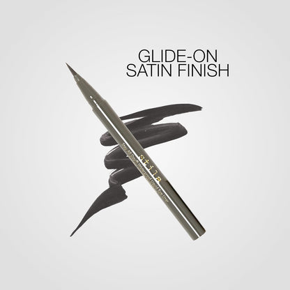 Waterproof Liquid Eye Liner, Stay All Day Makeup with Fine Brush Tip Lasting Sat