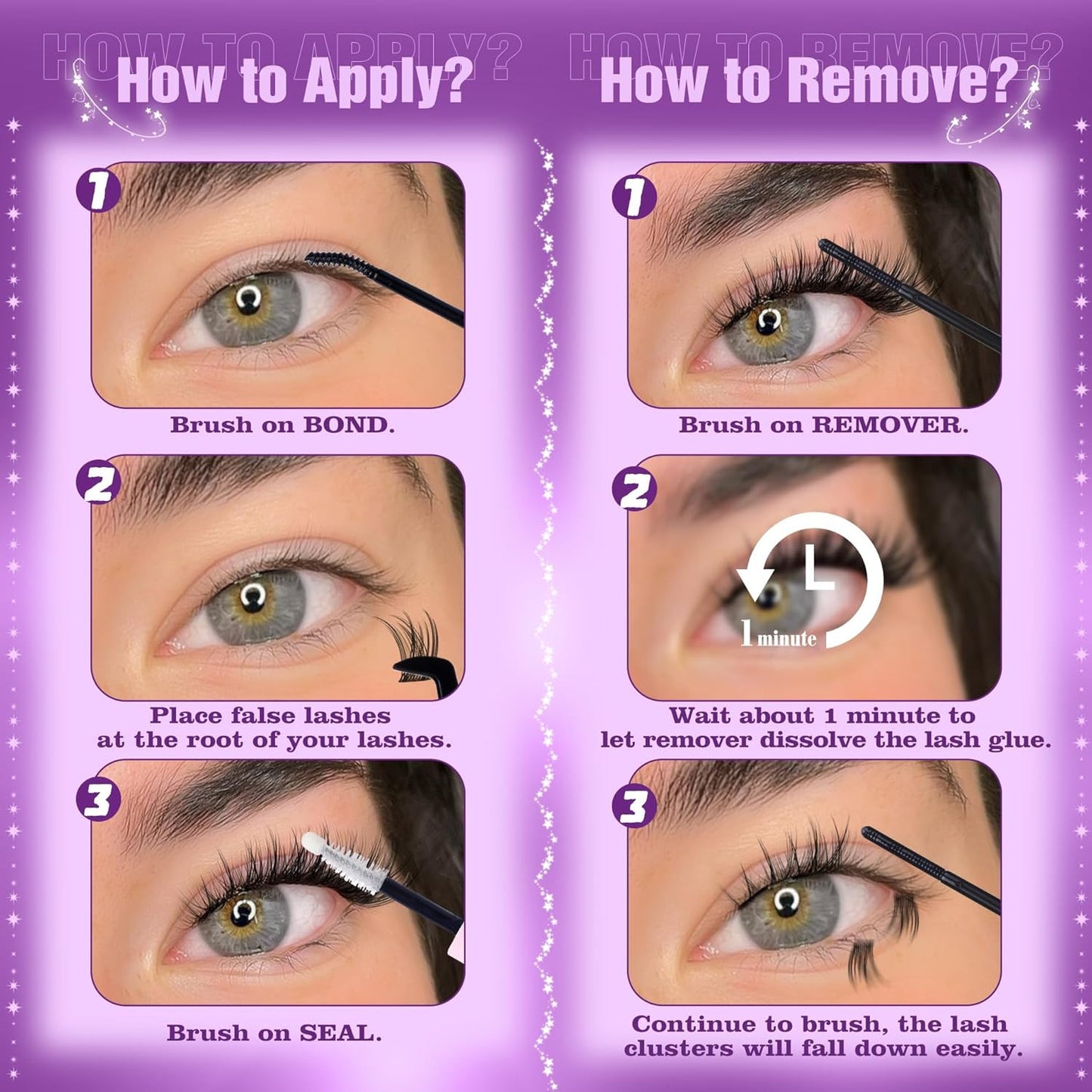 Natural Lash Clusters Kit Wispy Eyelash Clusters Cc-Curly Cluster Eyelash Extens