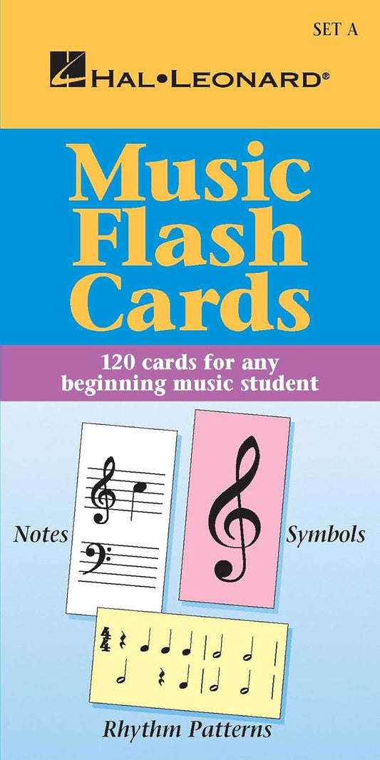 Music Flash Cards Set a | Color-Coded Piano Theory Flashcards for Kids and Begin