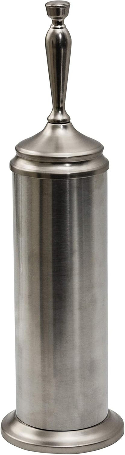 Adora Stainless Steel Toilet Brush with Holder, Bowl Scrubber with Durable Clean