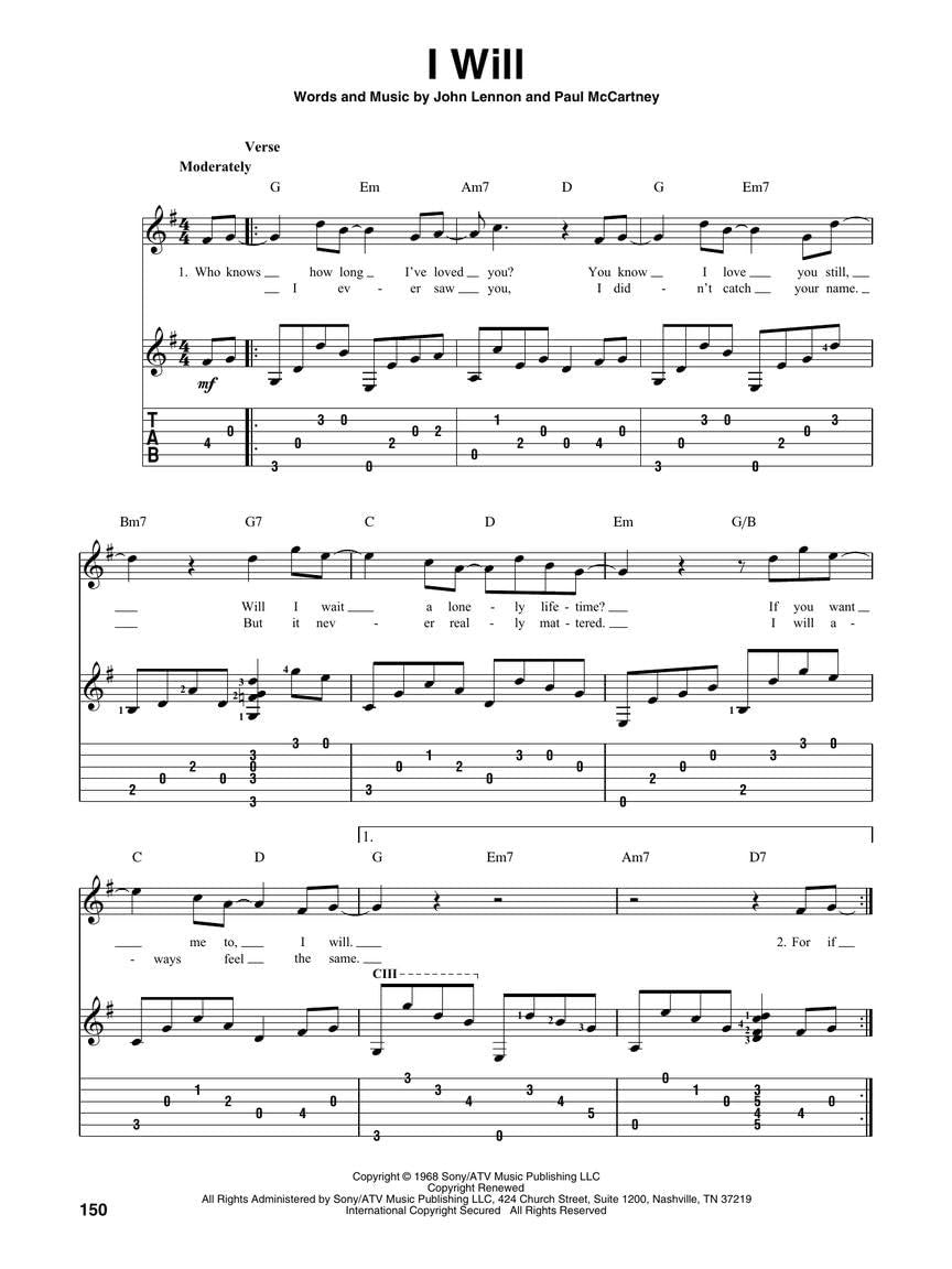 100 Most Popular Songs for Fingerpicking Guitar | Solo Guitar Songbook with Tabl