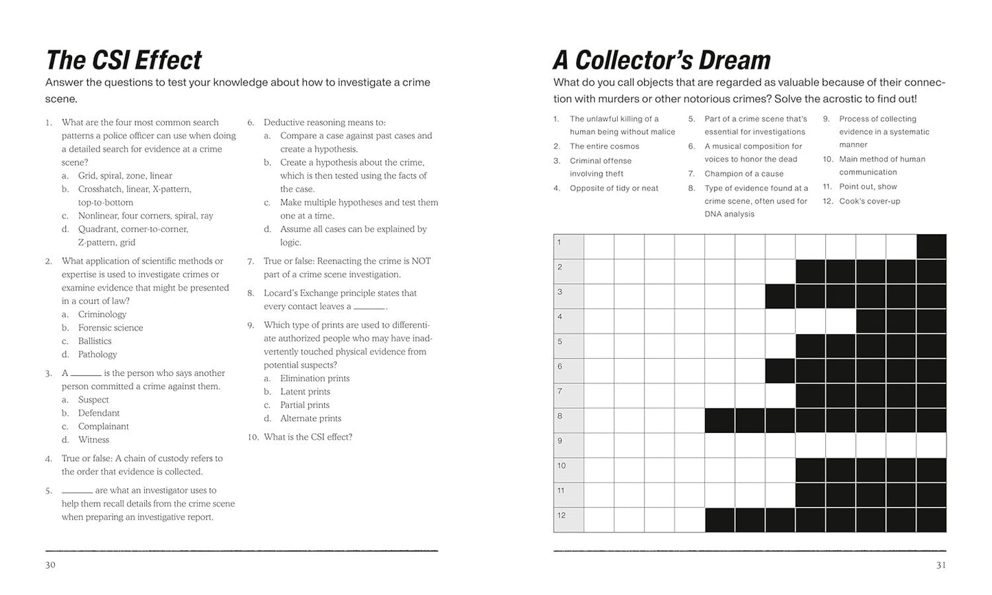 True Crime Trivia & Activity Book: Untangle the Secrets behind History'S Most Gr