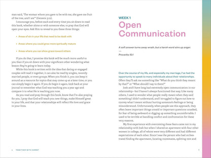 Together with Christ: a Dating Couples Devotional: 52 Devotions and Bible Studie