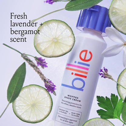 Whipped Shave Cream - Lavender & Bergamot Scent - 6.5 Fl Oz