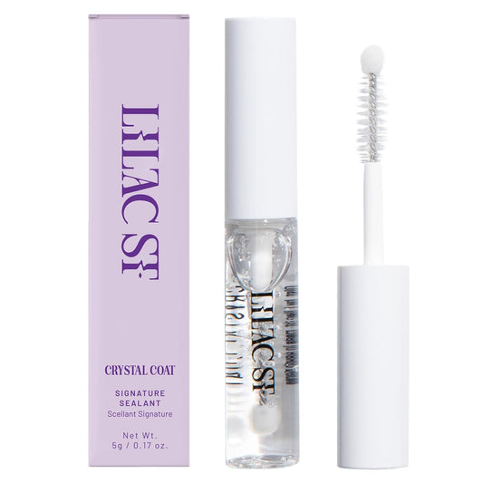 - Lilac Lash Crystal Coat - Glossly & Clear Lash Sealant - Long Lasting Lash App