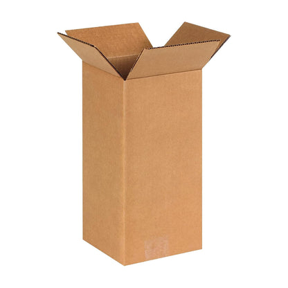 6X6X12 Tall Corrugated Boxes, Tall, 6L X 6W X 12H, Pack of 25 | Shipping, Packag