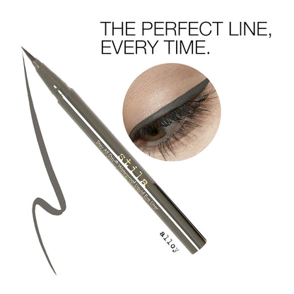 Waterproof Liquid Eye Liner, Stay All Day Makeup with Fine Brush Tip Lasting Sat