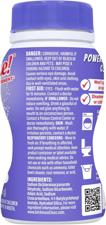 Ultra Concentrated Bleach Tablets [32 Tablets] - Lavender Scent - for Laundry, T