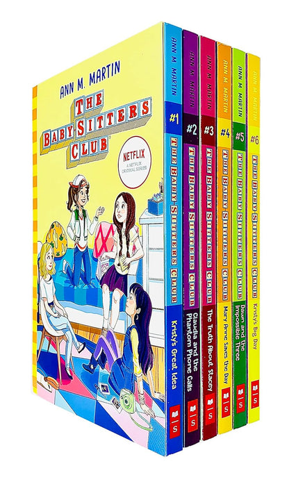 The Babysitters Club Books 1 - 6 Collection Set by Ann M. Martin (Kristy'S Great