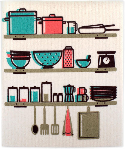 Swedish Dishcloths for Kitchen & Cleaning, Reusable, Machine Washable & Dishwash