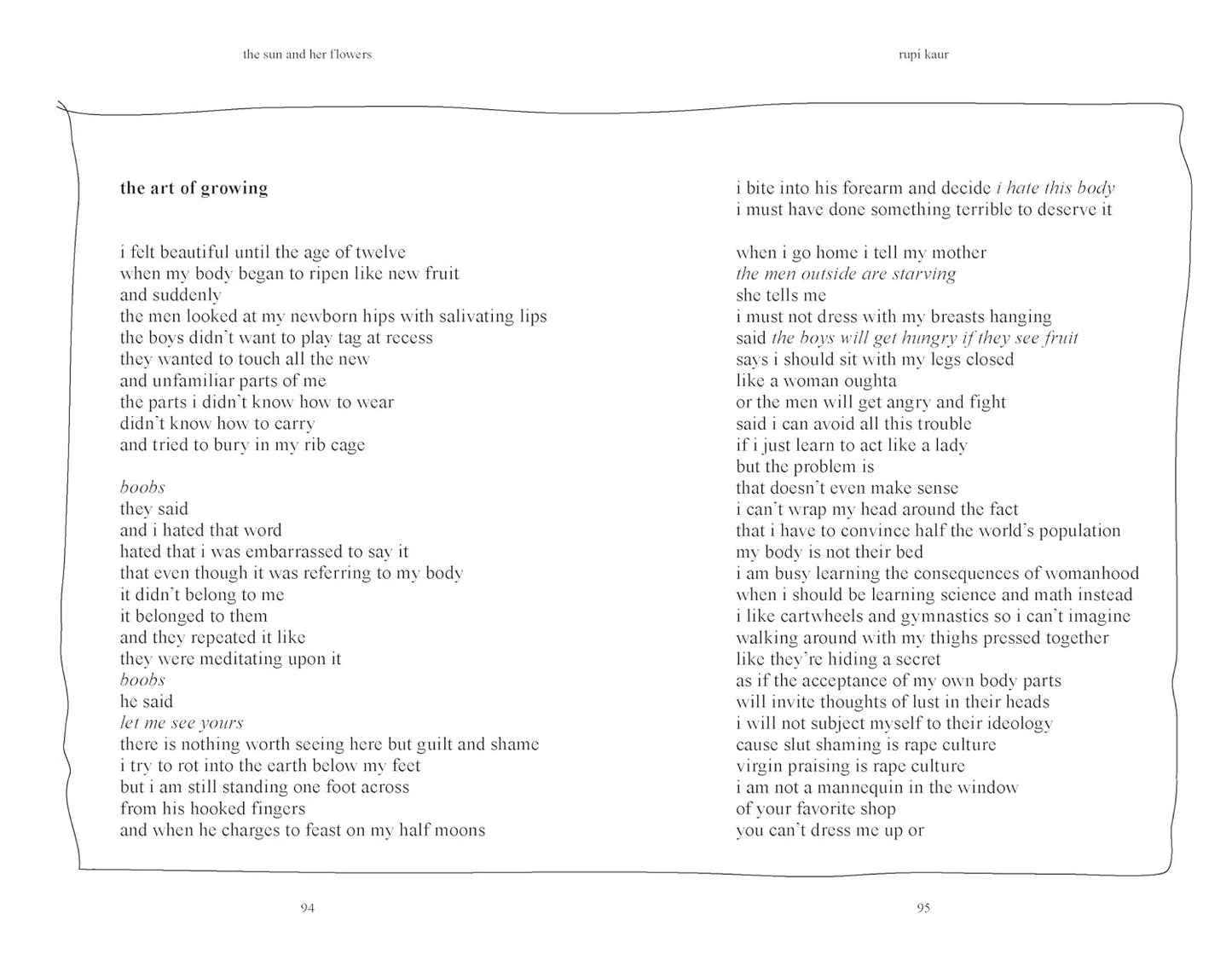 The Sun and Her Flowers