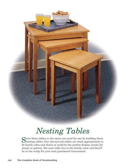 The Complete Book of Woodworking: Step-By-Step Guide to Essential Woodworking Sk