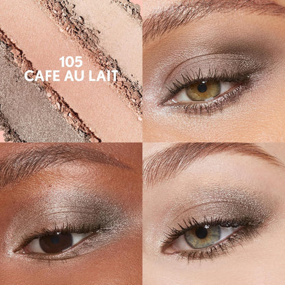 - Eye Enhancers 3-Kit Eyeshadow, Silky, Sheer Formula, Double Ended Applicator,
