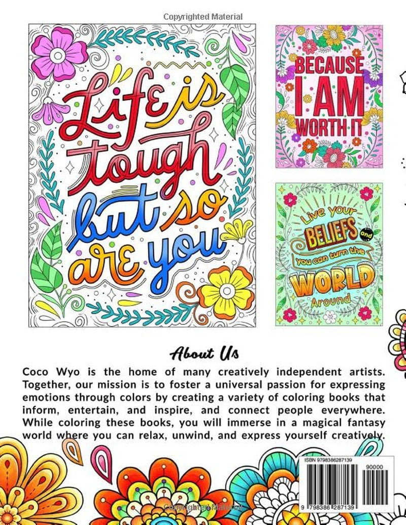 You'Re Awesome: Coloring Book of Inspirational Quotes to Boost Your Mood and Con