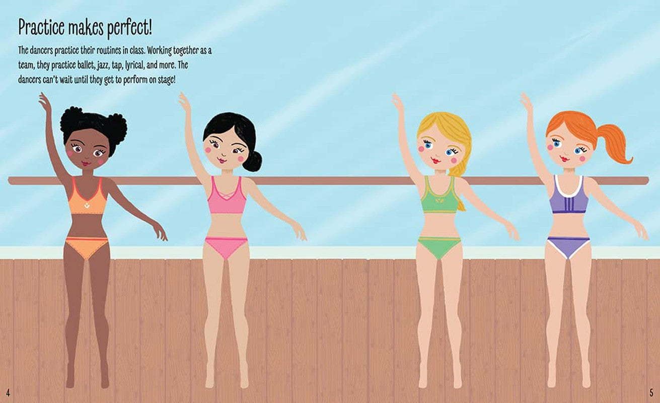 My Sticker Dress-Up: Dancers: Awesome Activity Book with 350+ Stickers for Unlim