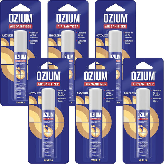 0.8 Oz. Air Sanitizer & Odor Eliminator for Homes, Cars, Offices and More, Vanil