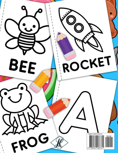 ABC BIG & JUMBO Coloring Book for Toddlers: an Alphabet Toddler Coloring Book wi