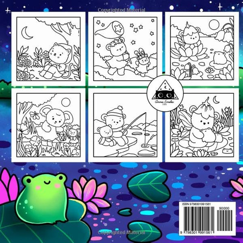 Sweet Night: a Hand-Drawn Coloring Book for All Ages – 42 Magical Illustrations