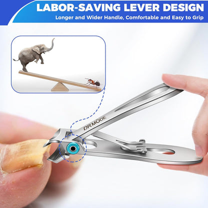 Toenail Clippers for Thick Toenails for Seniors, Slanted Nail Clippers for Men T