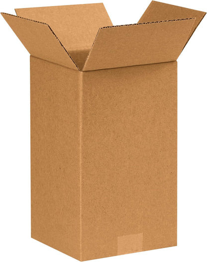 7X7X12 Tall Corrugated Boxes, Tall, 7L X 7W X 12H, Pack of 25 | Shipping, Packag