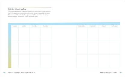 Trauma Recovery Workbook for Teens: Exercises to Process Emotions, Manage Sympto