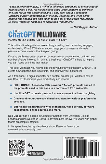The Chatgpt Millionaire: Making Money Online Has Never Been This EASY (AI Wealth