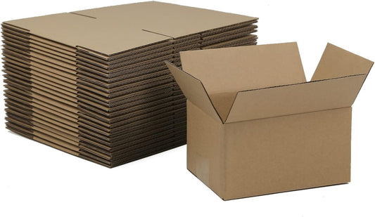 7X5X4 Inches Shipping Boxes, Brown Corrugated Cardboard Boxes for Small Bussines