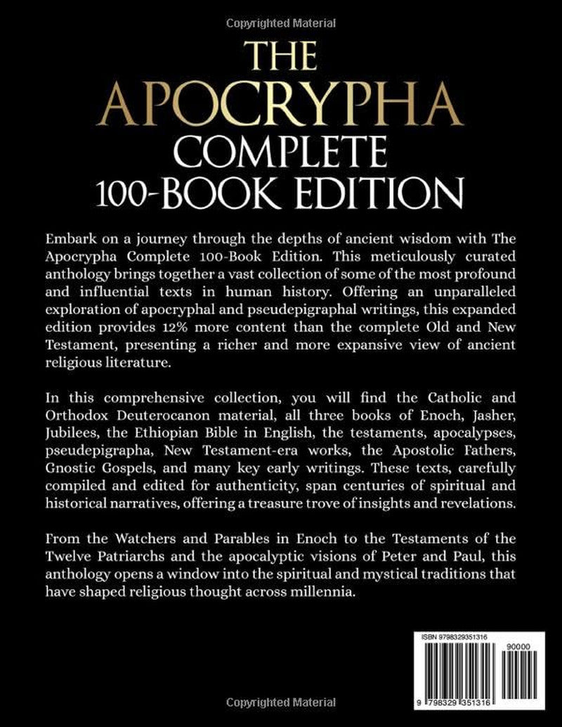The Apocrypha Complete 100-Book Edition: the Largest Collection Including Gnosti